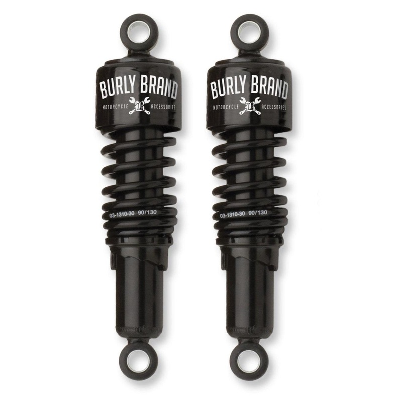 Burly Brand Dyna Shocks 10.5in - Black