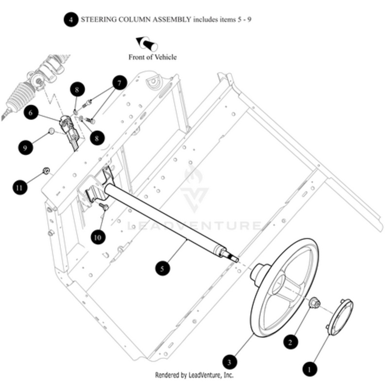 Column Sub-Assembly by Arctic Cat