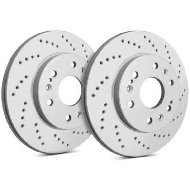 SP Peformance Cross Drilled Rotors - Rear