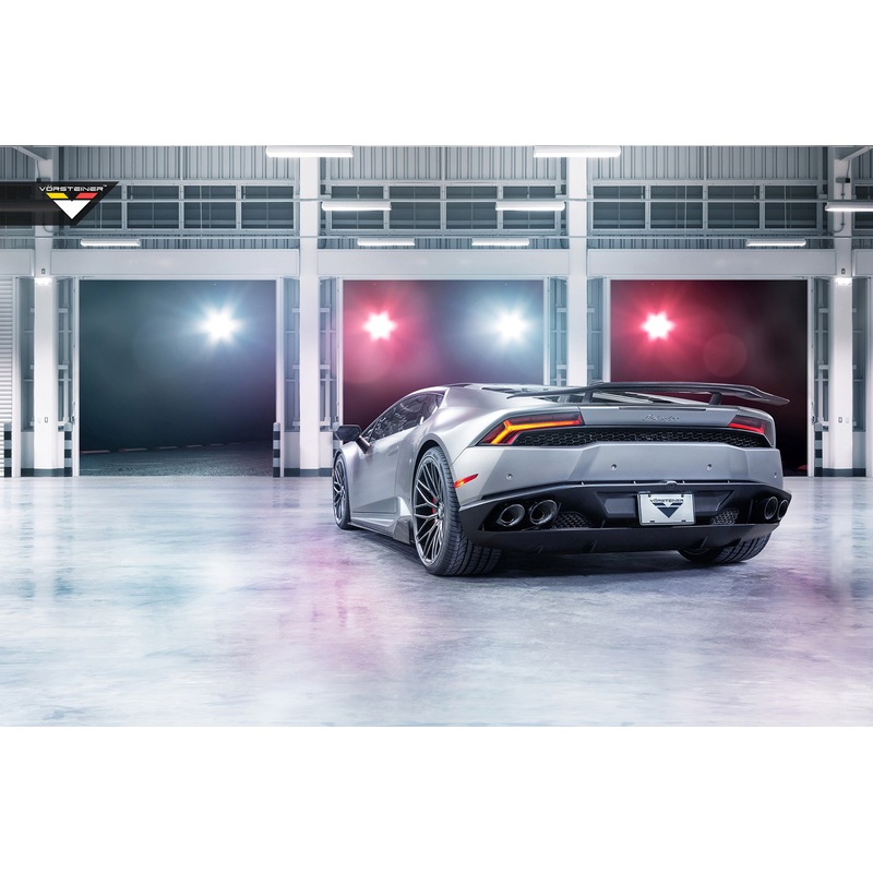 Vorsteiner Lamborghini Huracan Verona Edizione Aero Wing Blade w/ Upright Carbon Fiber PP 2x2 Glossy