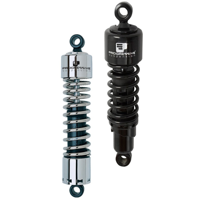 Progressive 88-00 Honda GL1500/A/I/SE 412 Series Shocks - Chrome