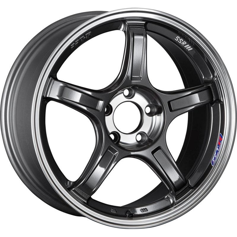 SSR GTX03 18x9.5 5x114.3 38mm Offset Gun Metallic Wheel