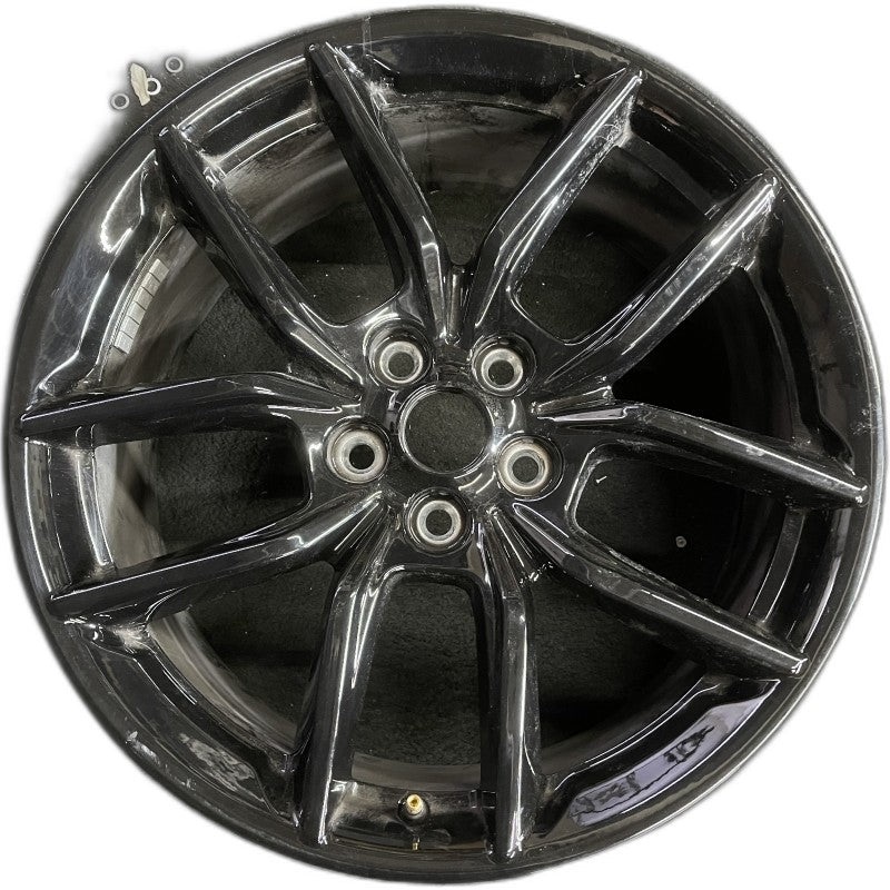 19" MUSTANG 24 19x8.5 5 spoke U spoke black Original OEM Wheel Rim