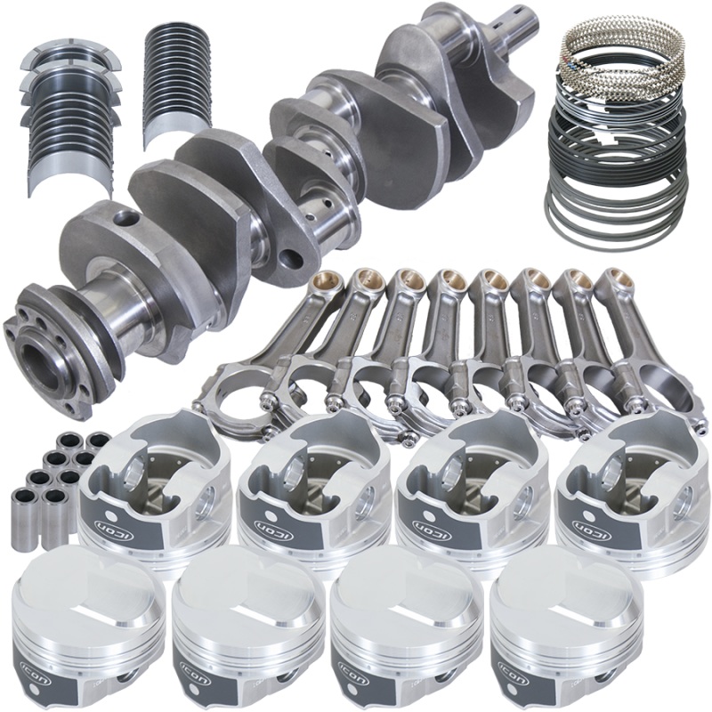 Eagle Chevy 454 4.000in Crank 6.135in I-Beam Rods 43cc Dome 4.280in Pistons Rotating Assembly
