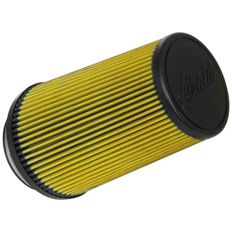 Airaid Universal Air Filter - Cone 4in Flange x 6in Base x 4-5/8in Top x 9in Height - Synthaflow