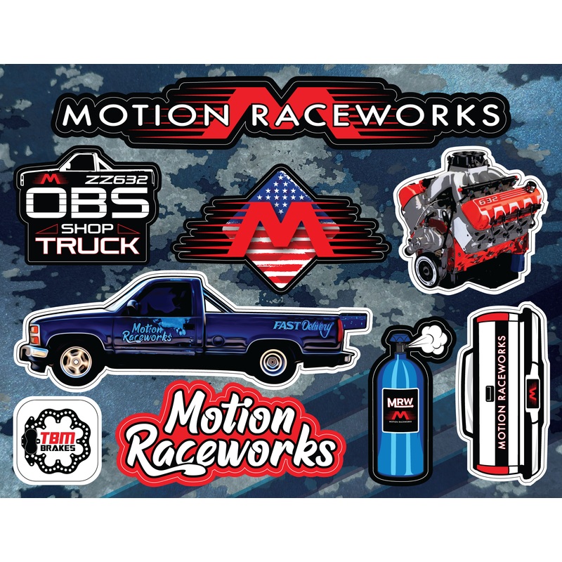 Discontinued ZZ632 OBS Sticker Sheet 8.5"x11"
