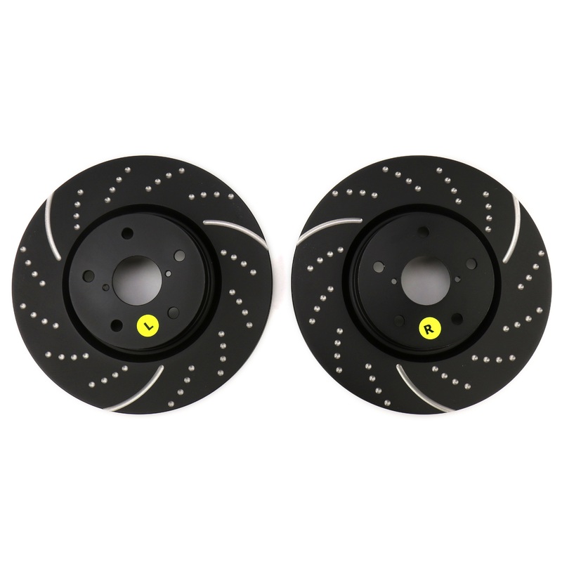 EBC Brakes 15-21 WRX 3GD Series Sport Dimpled/Slotted Front Brake Rotors | GD7337
