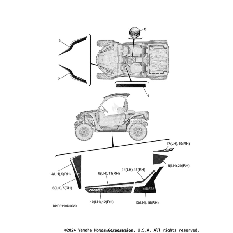 Graphic 10 (RH) by Yamaha