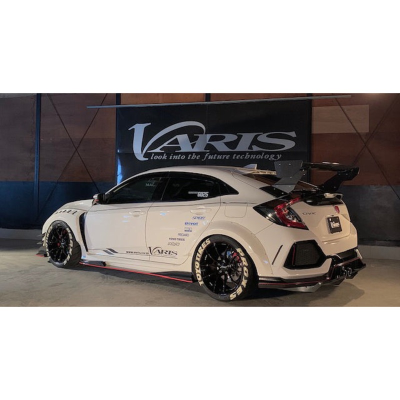 Varis Widebody Upgrade Kit without Front Bumper and Side Skirts Honda Civic Type R FK8 17-21