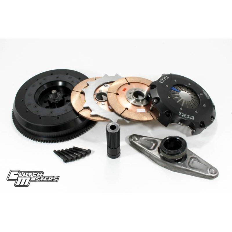 Clutch Masters FX725 Twin-Disc Race Clutch Kit w/ Aluminum Flywheel | 2007-2008 BMW 335i (03055-TD7R-A)
