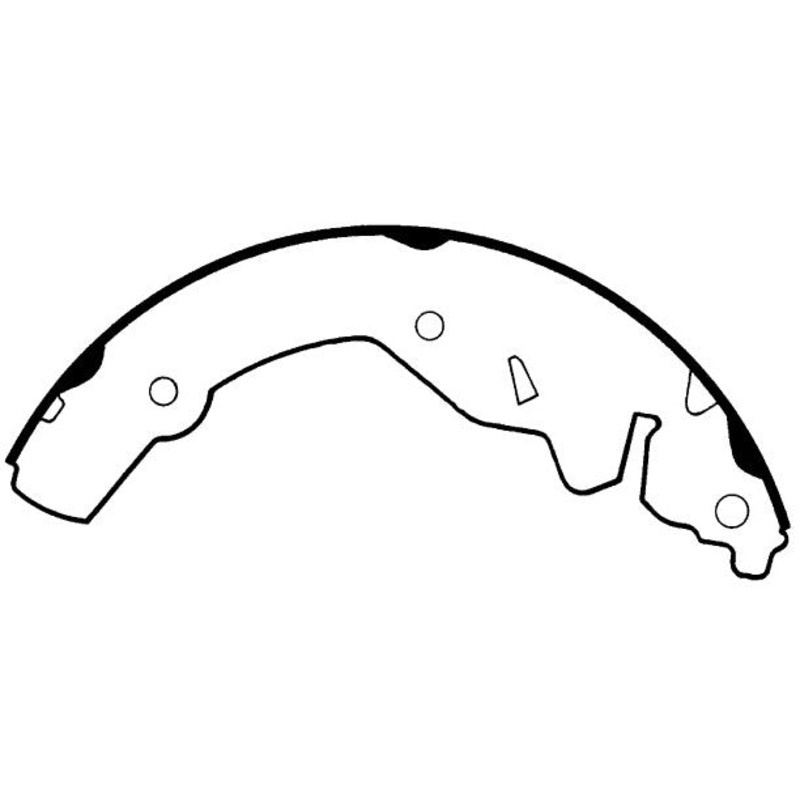 Porterfield Brake Shoes for 1991 DODGE DAYTONA - R/Drum Brakes 14" Wheel