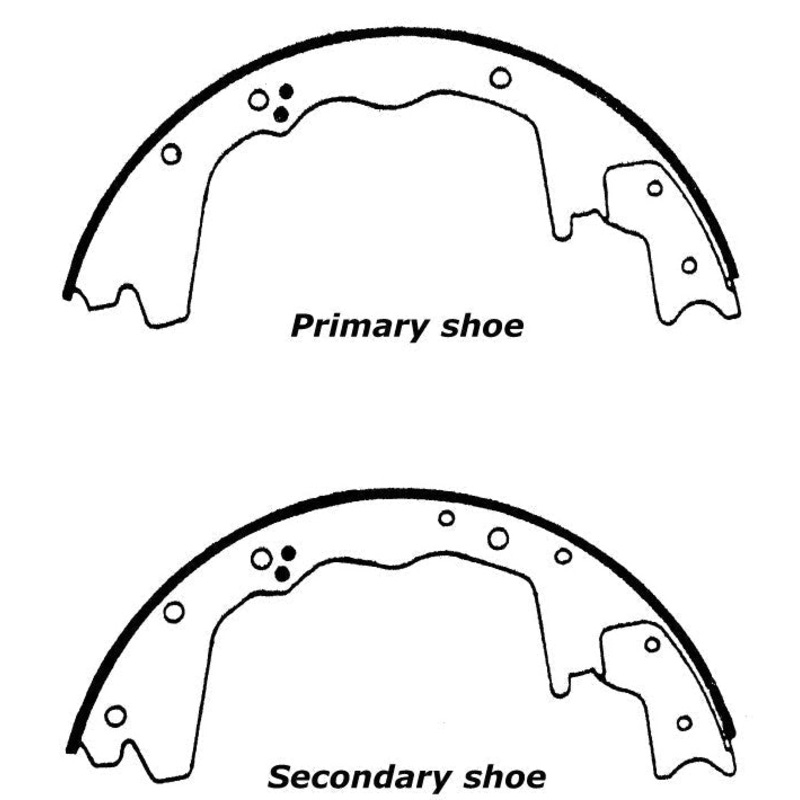 Porterfield Brake Shoes for 1996 FORD F350 1 Ton 2WD DRW  3 1/2 Rear Shoe