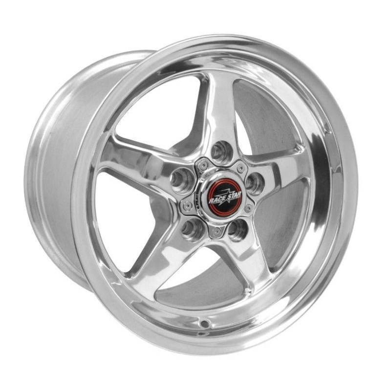 Race Star 92 Drag Star 15x10.00 5x4.50bc 7.25bs Direct Drill Polished Wheel