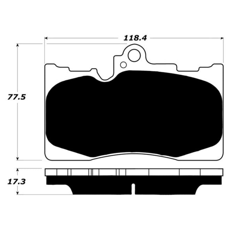 Porterfield Brake Pads for 2008 LEXUS GS 460