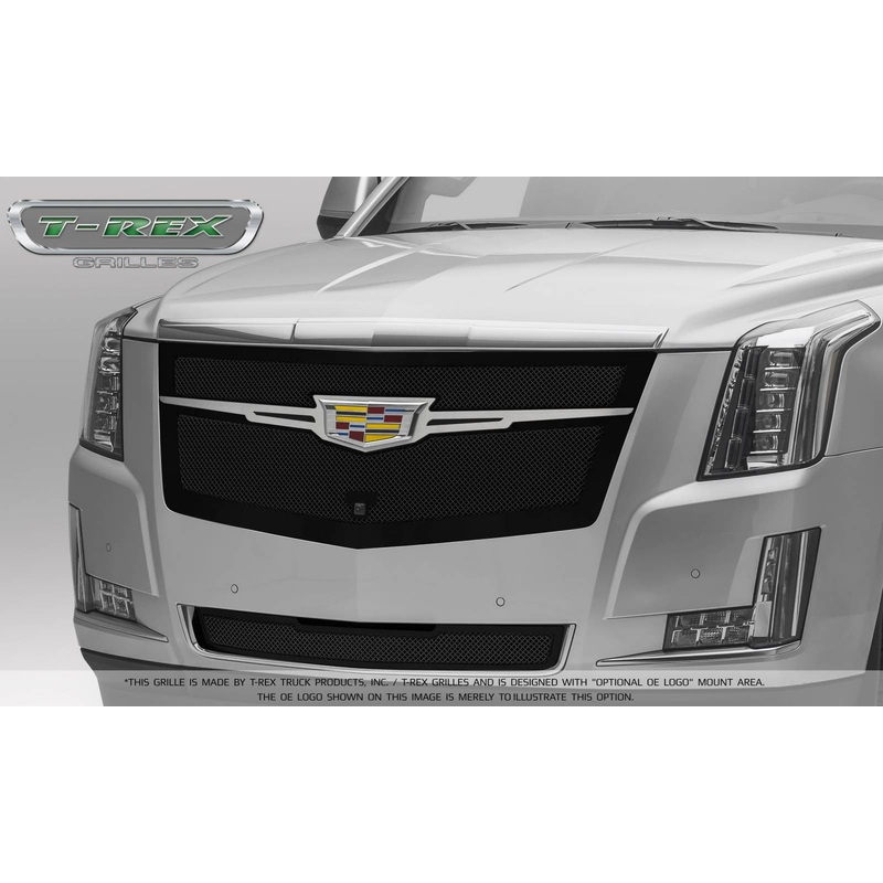 T-Rex Upper Class Main Grille Replacement 2015-2016 Cadillac Escalade ( Black w/ Chrome Plated Center Trim Piece)
