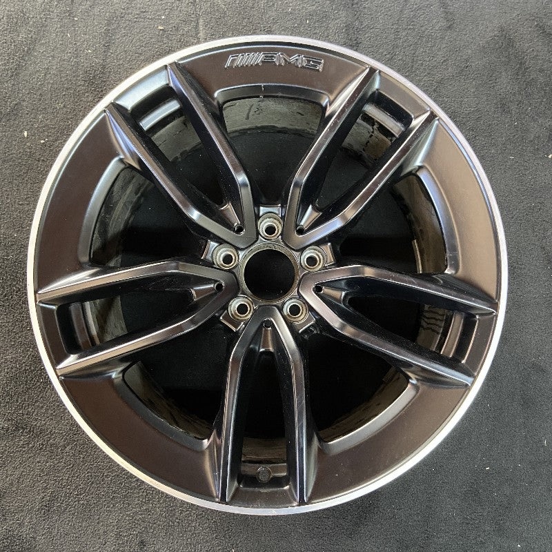 19" MERCEDES GT 19-21 290 Type 4 Dr GT53 19x9.5 5 double spoke black Original OEM Wheel Rim