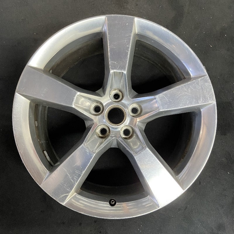 20" CAMARO 10-11 20x9 rear 5 spoke polished opt Q9J Original OEM Wheel Rim