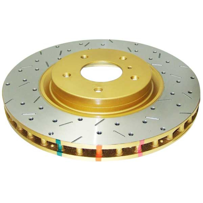 DBA 4000 Series XS Drilled & Slotted Brake Rotor - Each - Front