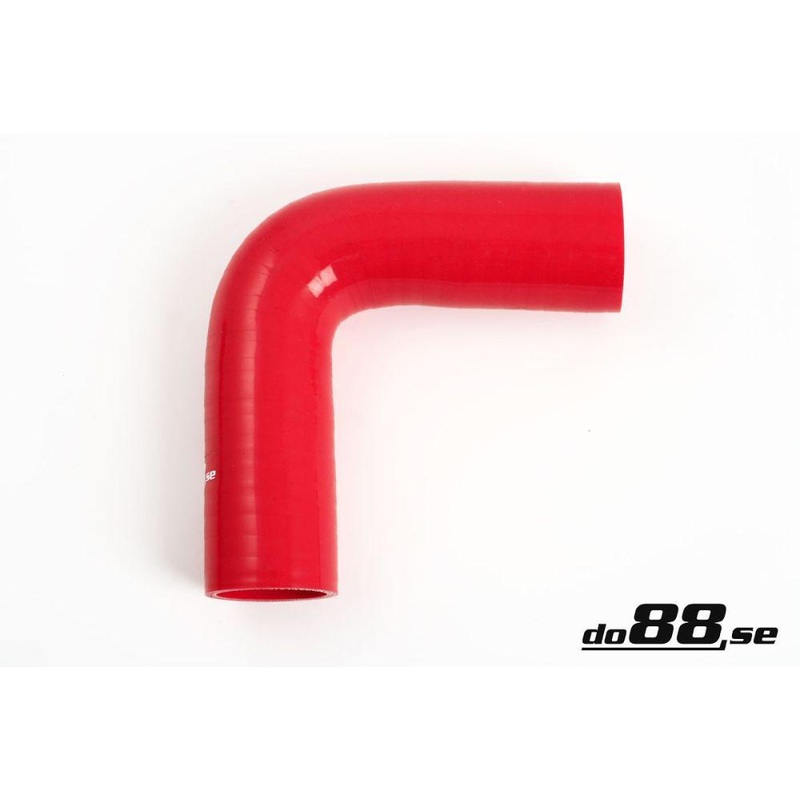 Silicone Hose Red 90 degree 1'' (25mm)