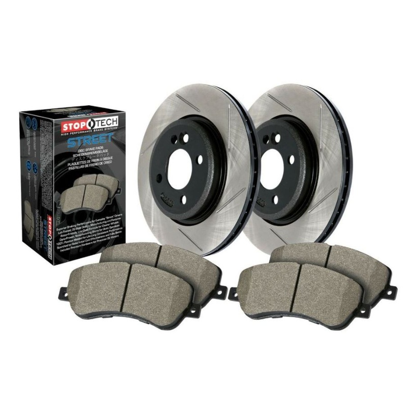StopTech 02 Subaru Impreza WRX Rear Slotted Sport Brake Kit