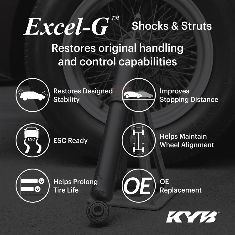 KYB Shocks & Struts Excel-G Rear SUBARU Impreza (AWD) 2008-10 SUBARU Impreza Outback 2008-10 SUBARU