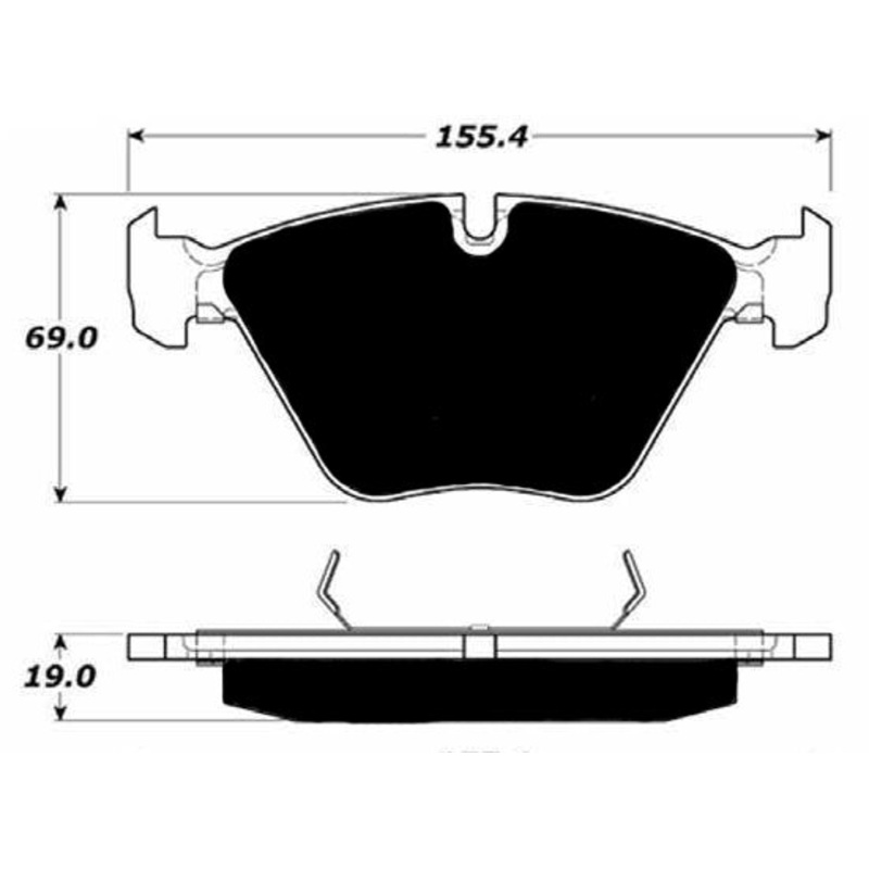 Porterfield Brake Pads for 2012 BMW X1 xDrive35i