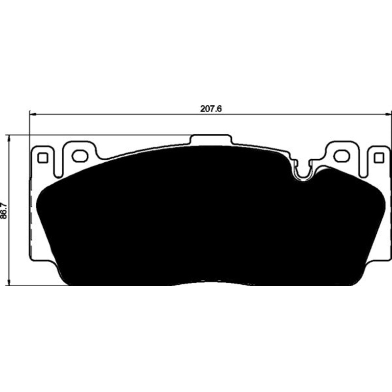 Porterfield Brake Pads for 2015 BMW M6 - w/ Iron Discs