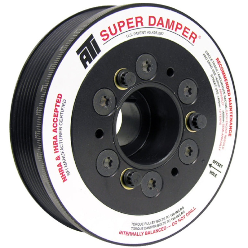 ATI Damper 5.67in Aluminum 6 Grv 3 Percent UD 1Pcs Mitsubishi Evo 10 2008+ | 918253