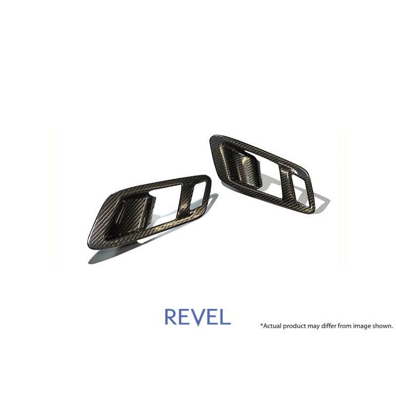 Revel GT Dry Carbon Inner Door Handle Cover 2020 Toyota GR Supra - 2 Pieces