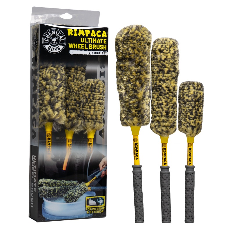 Chemical Guys Rimpaca Ultimate Wheel Brush Set - 3 Pcs