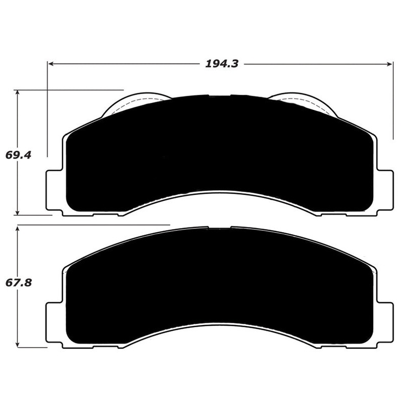 Porterfield Brake Pads for 2013 FORD F150 2WD