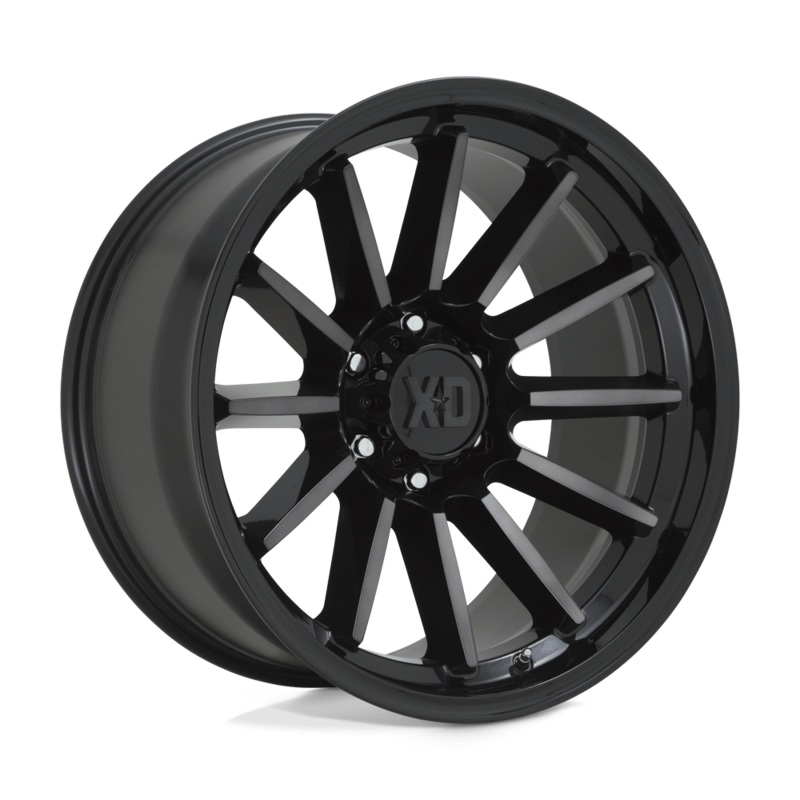 XD Wheels XD855 Luxe 17" 6x135 Gloss Black Machined With Gray Tint