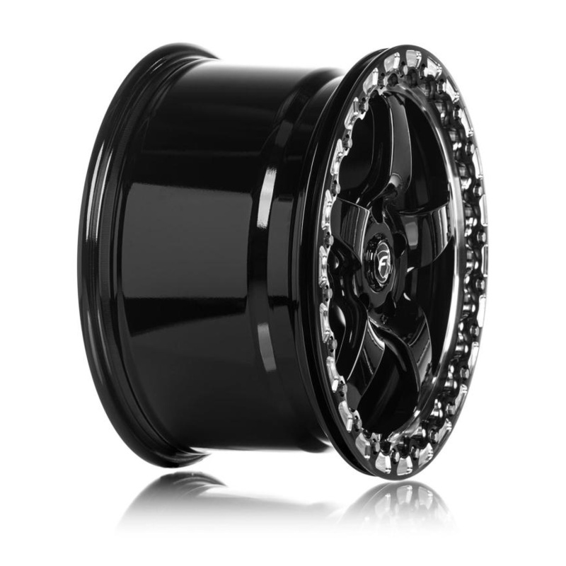 Forgestar D5 Beadlock 17x10 / 5x115 BP / ET00 / 5.5in BS Gloss Black Wheel