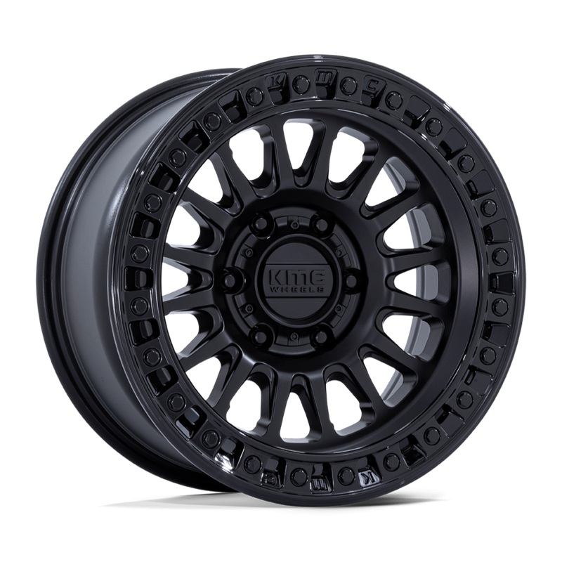 KMC Wheels KM552 IMS 20" 6x139.7 Matte Black W/ Gloss Black Lip