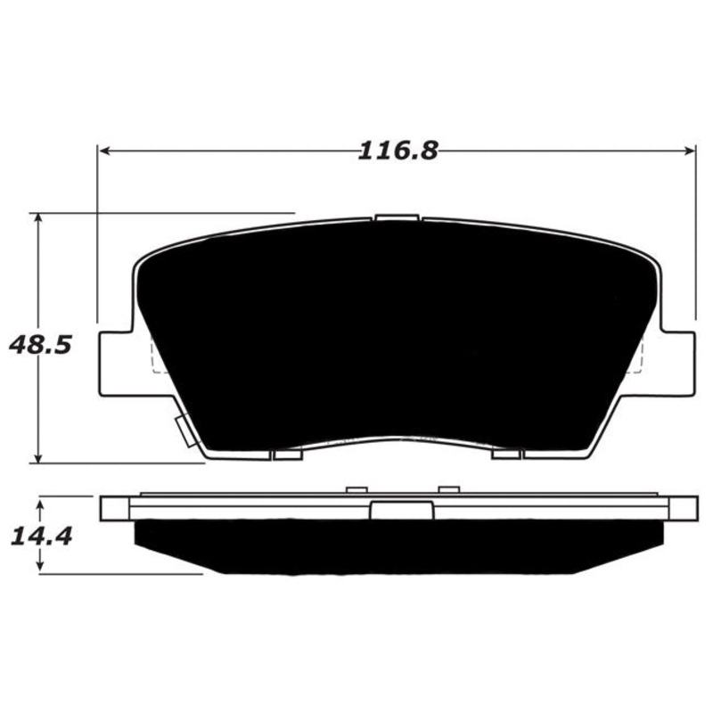 Porterfield Brake Pads for 2010 HYUNDAI GENESIS COUPE GrandTouring