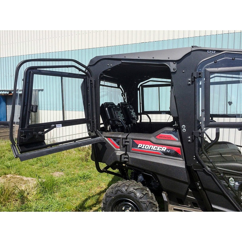 UTV Cab Rear Roof/Back Pane W/Rear Doors by Open Trail