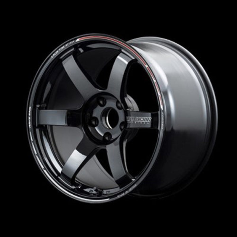 Volk Racing TE37 Saga S-Plus Time Attack Wheel - 17x7.5 +49 | 5x114.3 | Black / REDOT
