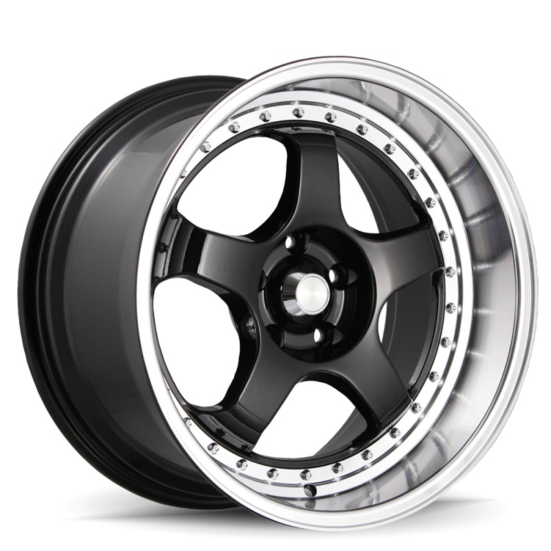 Konig SSM 18x9 5x114.3 ET50 Gloss Black w/ Machined Lip