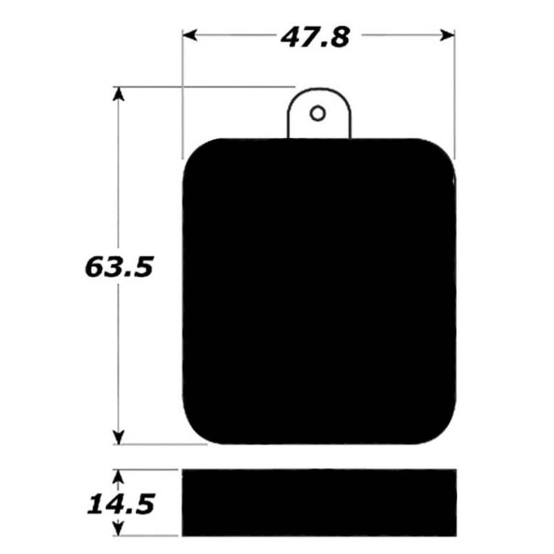 Porterfield Brake Pads for 1964 JAGUAR MK II