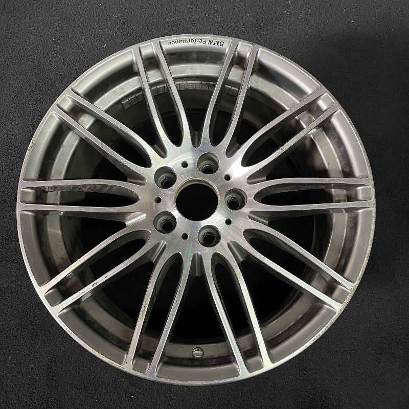 19" BMW 323i 07-12 19x9 alloy rear 10 double spoke wide spoke end Original OEM Wheel Rim