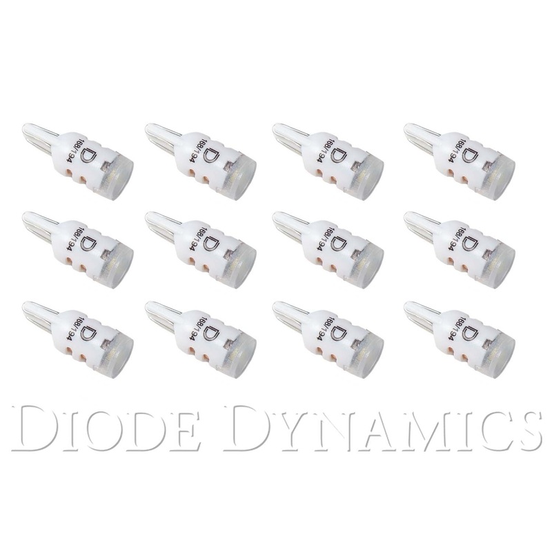 194 LED Bulb HP5 LED Pure White Set of 12 Diode Dynamics