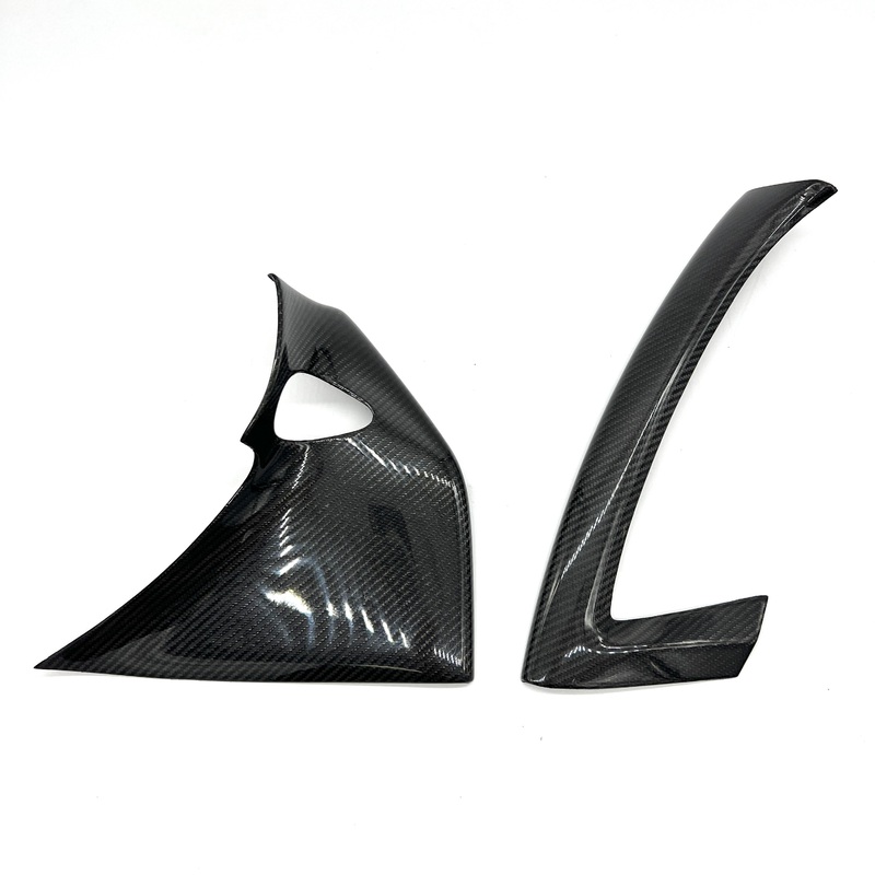 09-16 R35 GTR Top Secret Style LHD CF Center Console Panel Cover Set