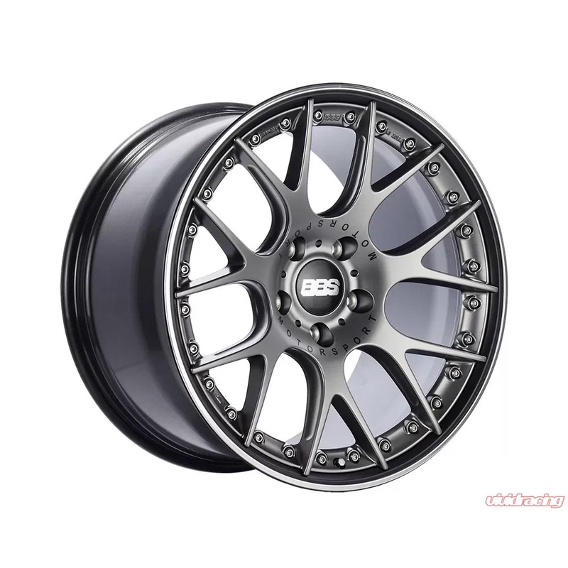 BBS CH-RII 22x10.5 5x112 ET15 Satin Platinum Center Black Lip SS Rim Prot Wheel - 82mm PFS Req | CH7205PBPO