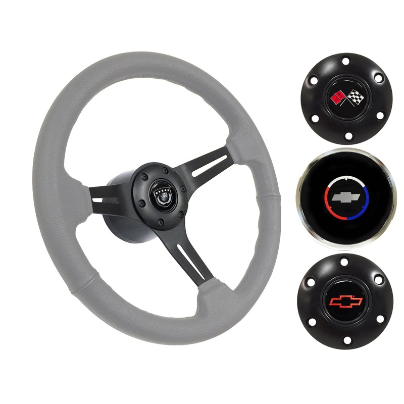 1990-2005 Corvette Steering Wheel Kit | Grey Leather | ST3060GRY