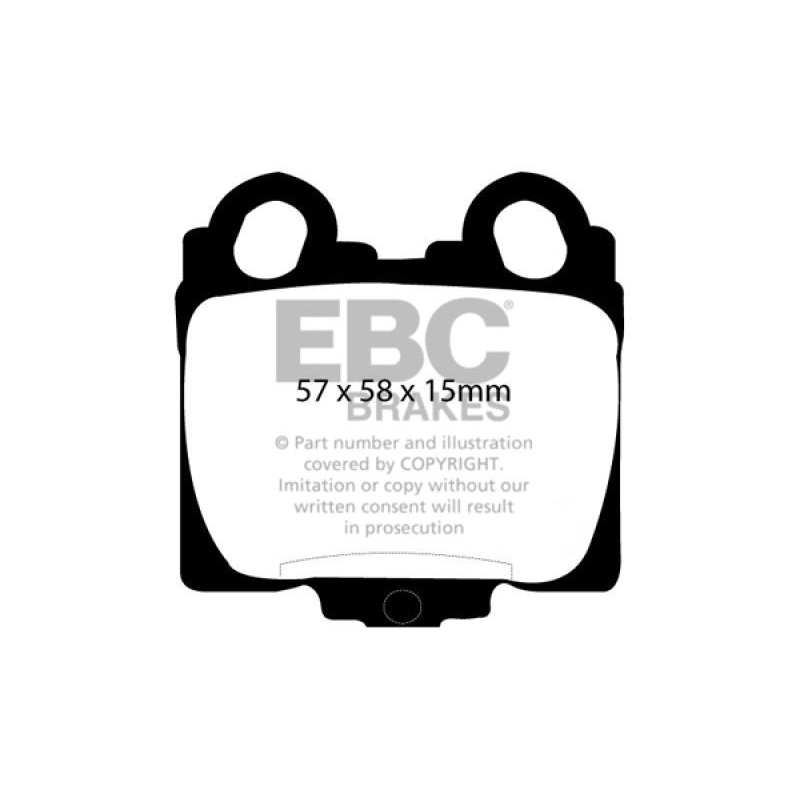 EBC 98-05 Lexus GS300 3.0 Yellowstuff Rear Brake Pads
