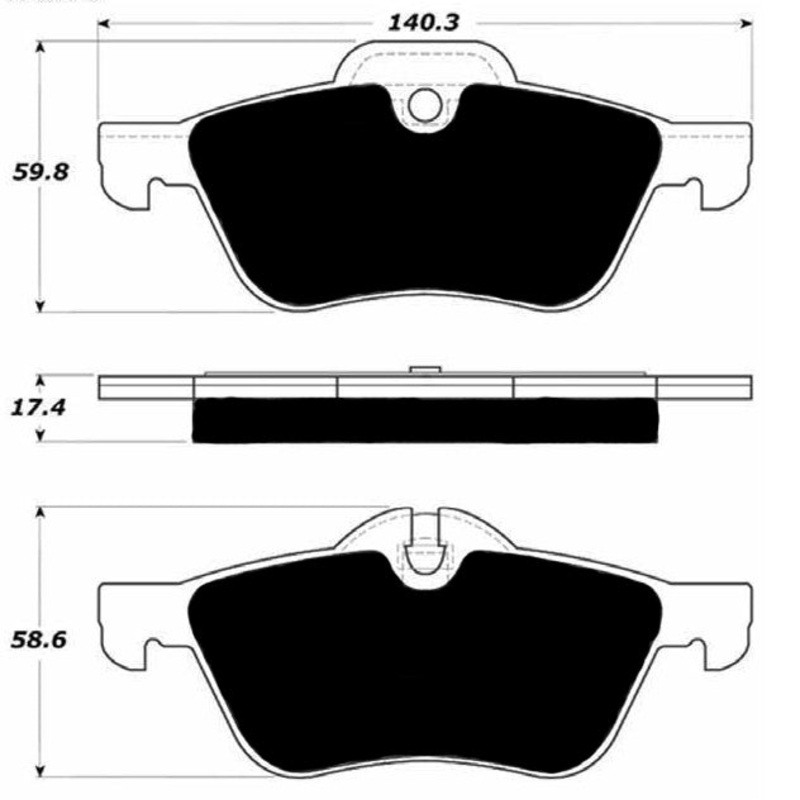 Porterfield Brake Pads for 2008 MINI Cooper S