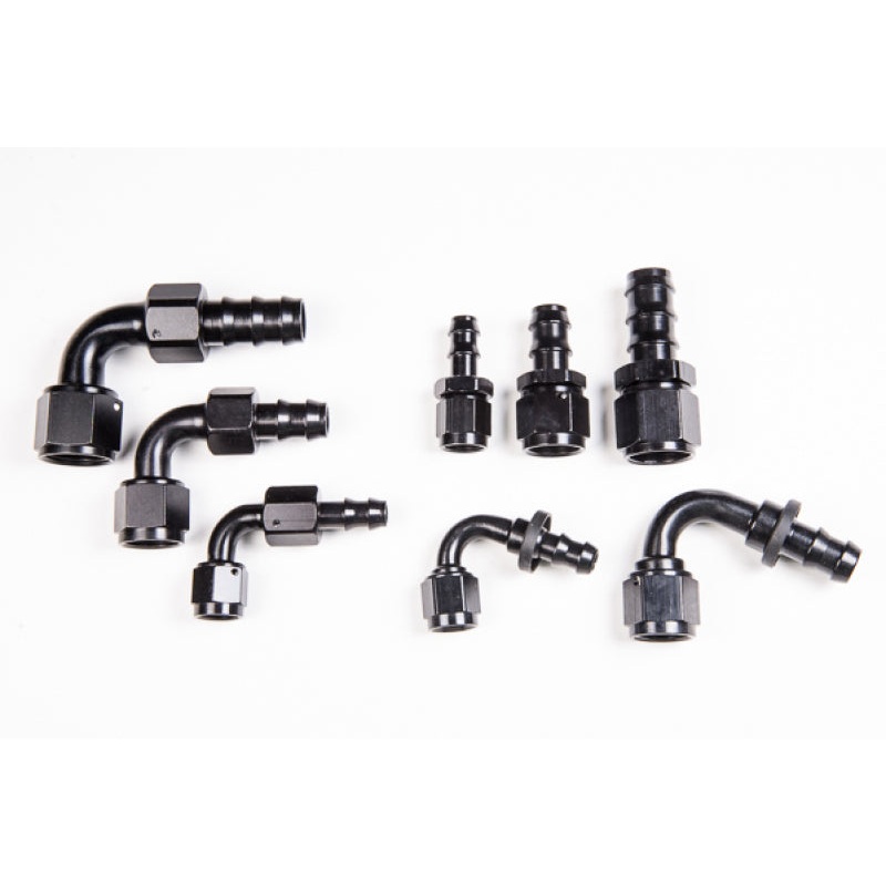 Radium Engineering 6AN 120Deg Pushlok Hose End