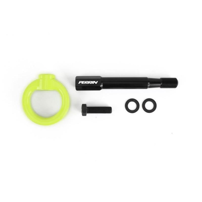 PERRIN 22-25 Subaru WRX / 18-23 Crosstrek Tow Hook Kit (Rear) - Neon Yellow