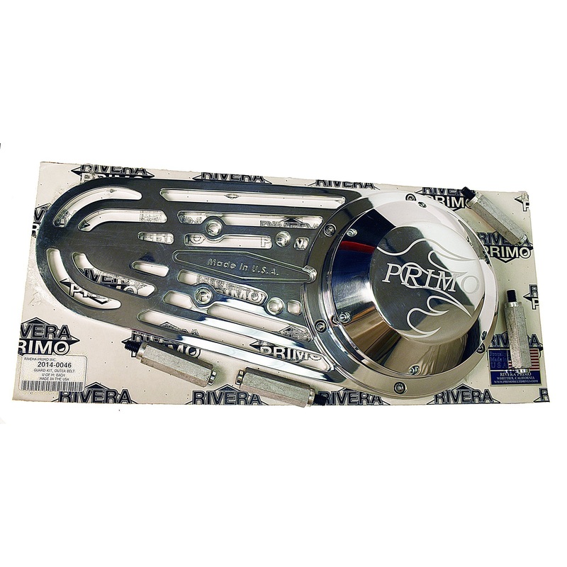 Polished Outer Belt Guard Kit