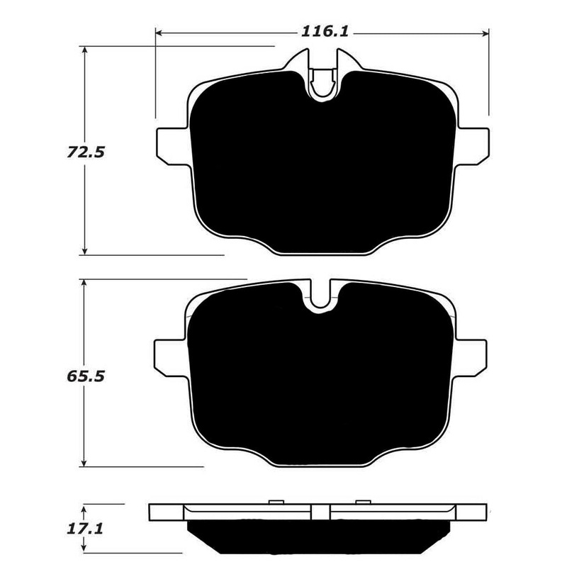 Porterfield Brake Pads for 2018 BMW 750iX